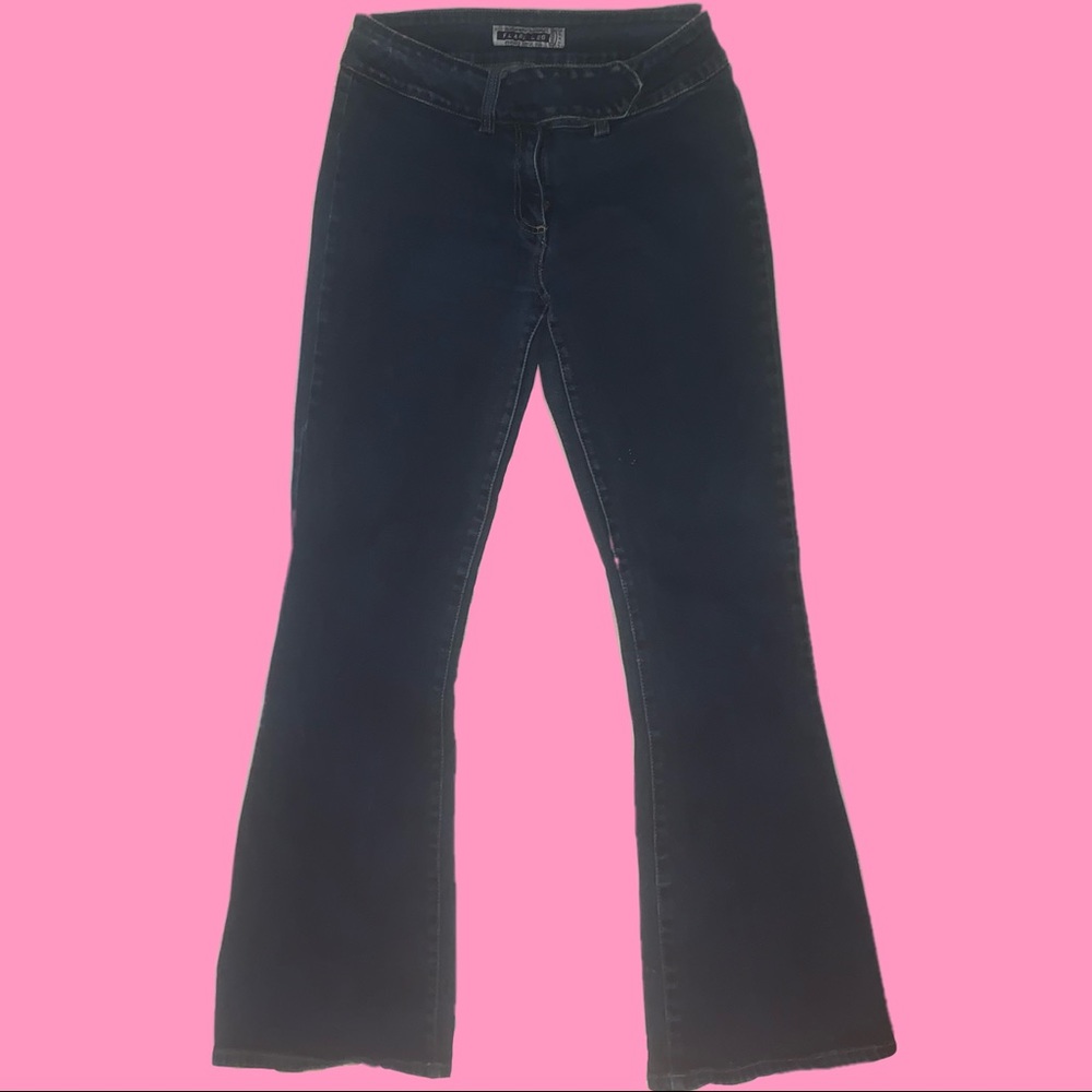 RARE AUTHENTIC “Flare Leg” BRODY Retro Y2K Jeans